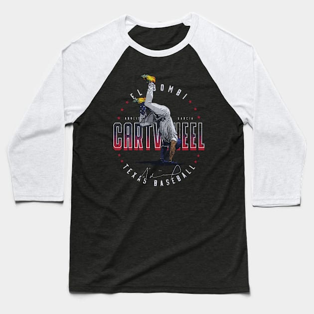 Adolis Garcia Texas Cartwheel Baseball T-Shirt by Jesse Gorrell